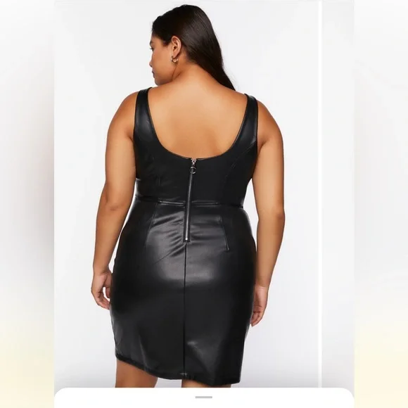 Forever 21 pleather dress - Picture 4 of 4